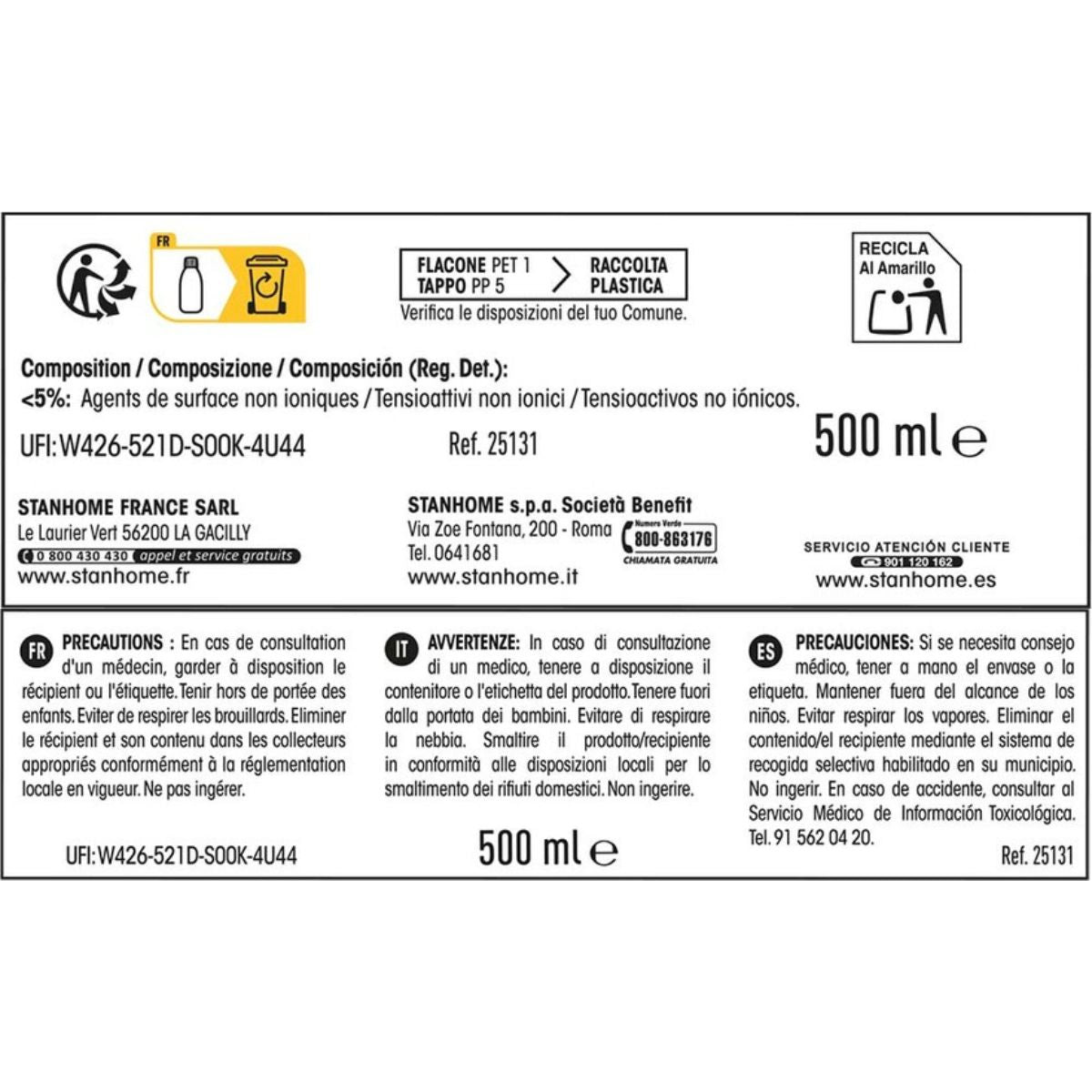 STAINLESS CLEANER 500 ML