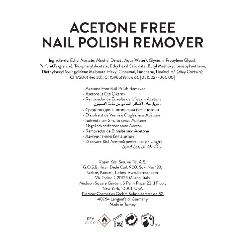 ACETONE-FREE NAIL POLISH REMOVER