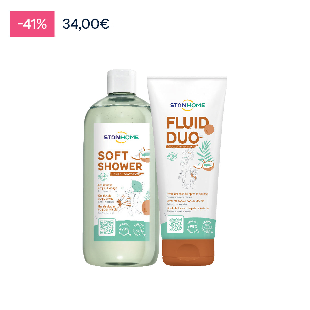 SOFT SHOWER+FLUID DUO COCCO