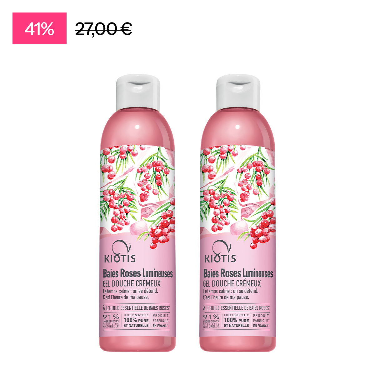 2X CREMA DOCCIA BACCHE
