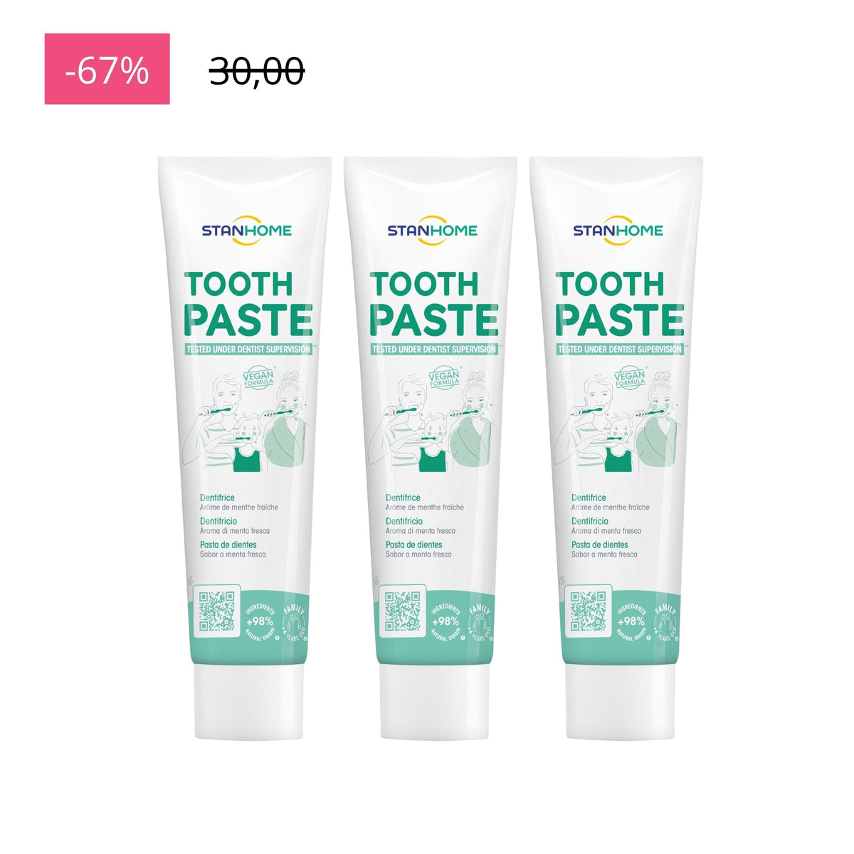 3X DENTIFRICIO 75 ML
