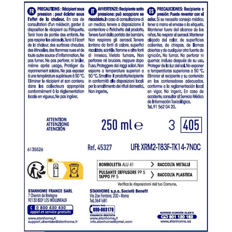 AIR SPRAY BASILICO E AGRUMI 250 ML