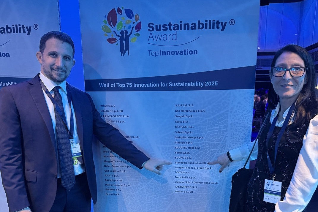 Stanhome fra le Top 75 Innovation for Sustainability 2025 