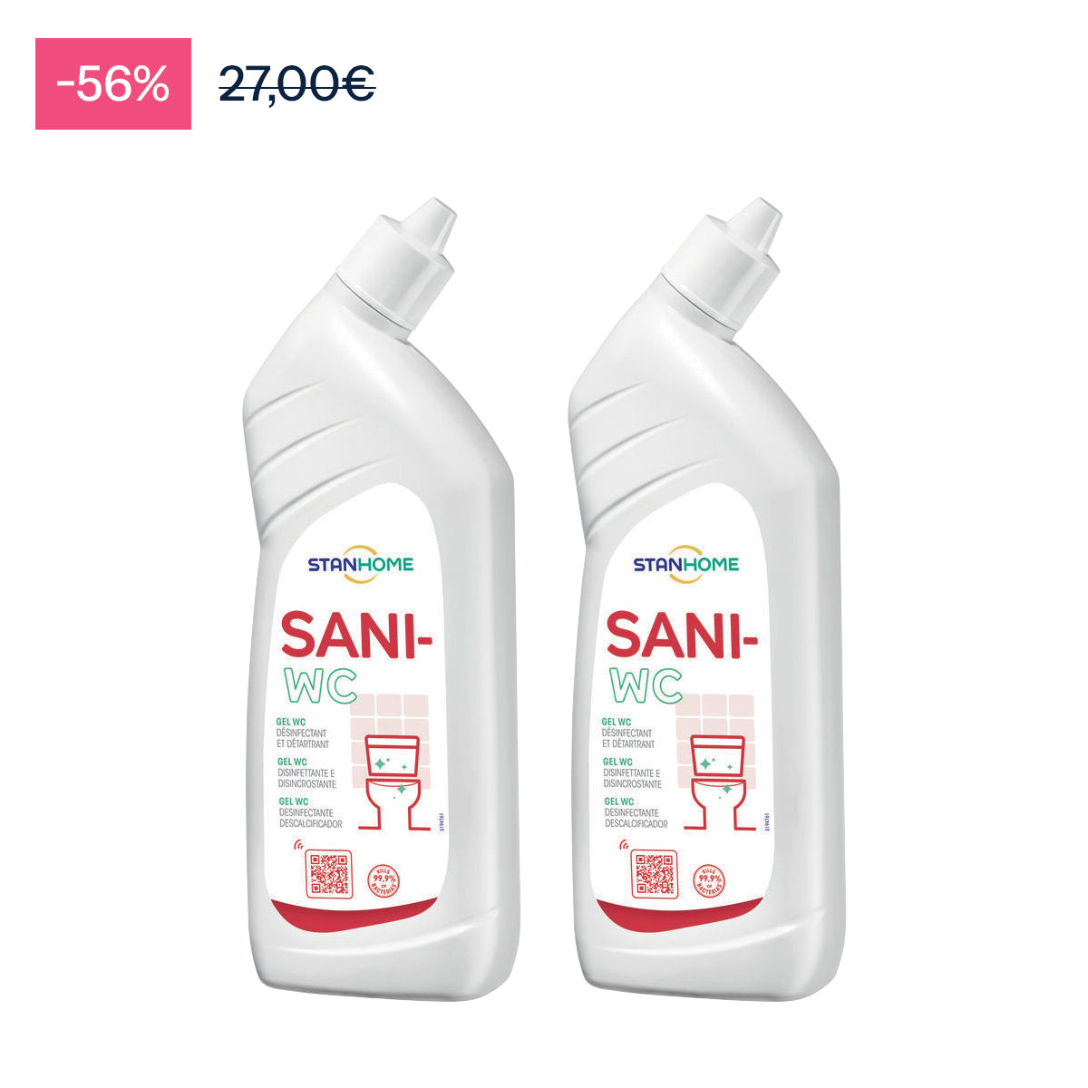 2X SANI-WC 750 ML
