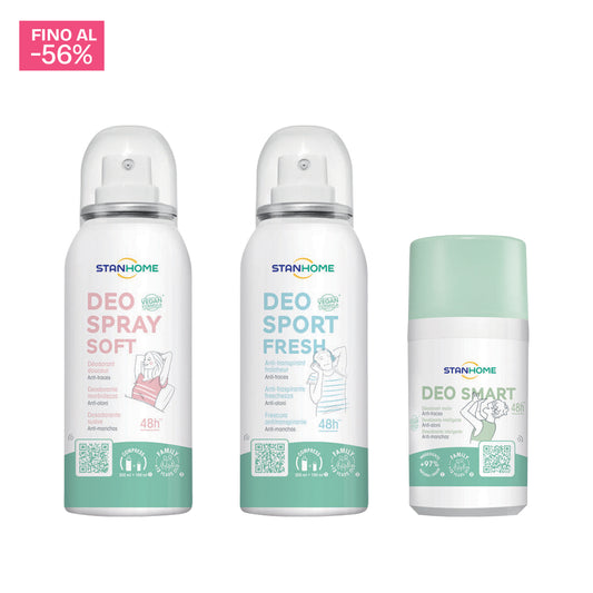 2X deo smart, deo sport fresh e deo spray soft