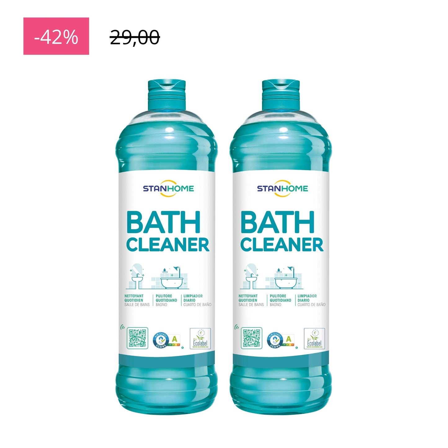 2X BATH CLEANER