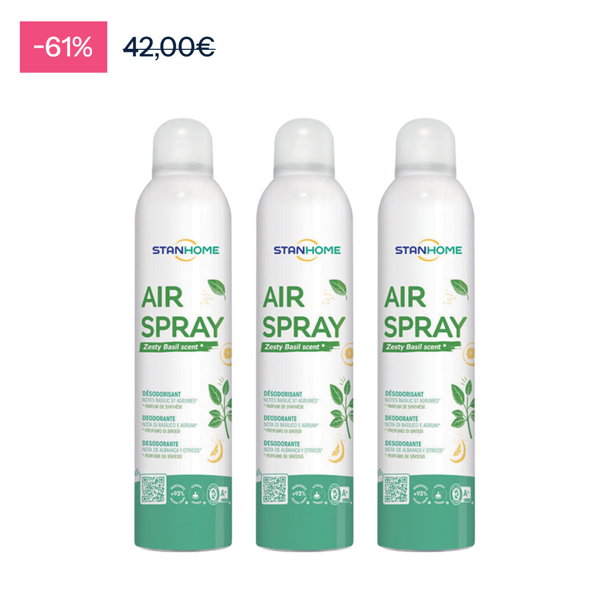 3X AIR SPRAY BASILICO E AGRUMI