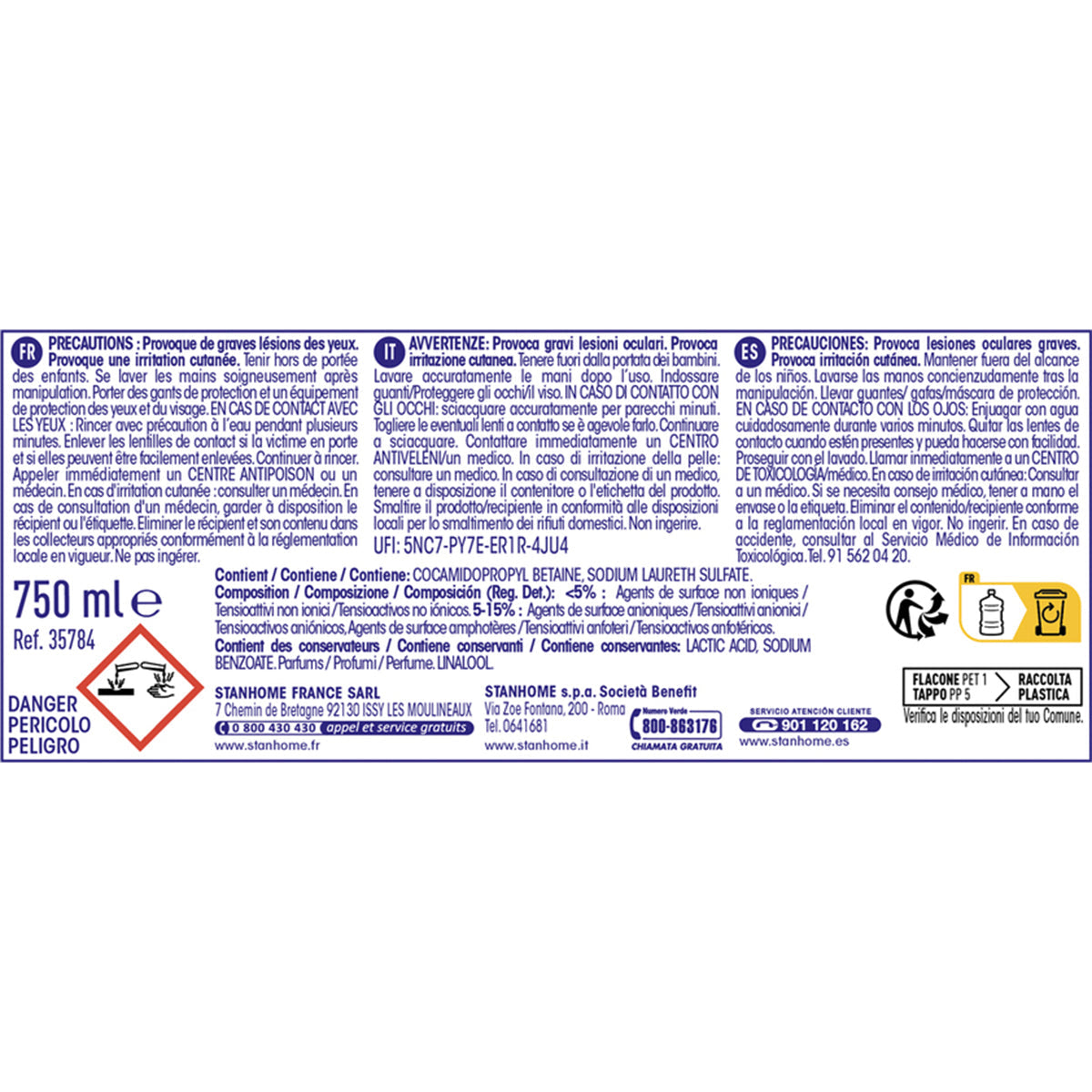 DEGREASER NOTE NETTARINA-MELOGRANO