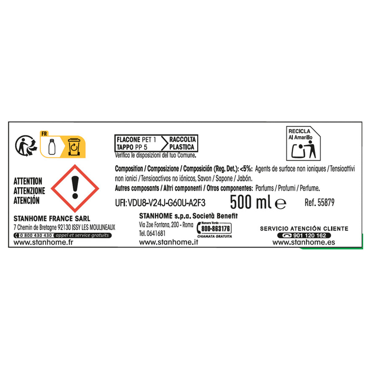 MULTISURFACE ZESTY BASIL REFILL 500