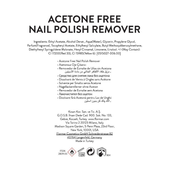 ACETONE-FREE NAIL POLISH REMOVER - Flormar - 2
