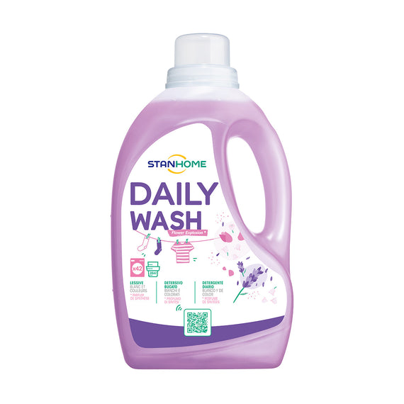 DAILY WASH ROSA E LAVANDA 1500 ML - Stanhome - 1