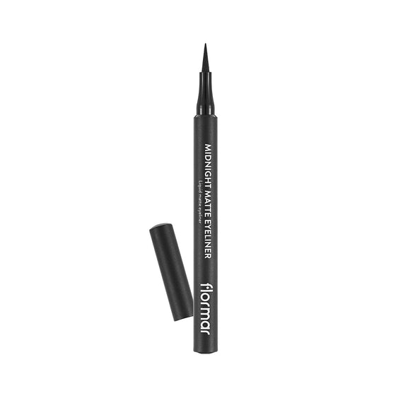 MIDNIGHT MATTE EYELINER BLACK - Flormar - 1