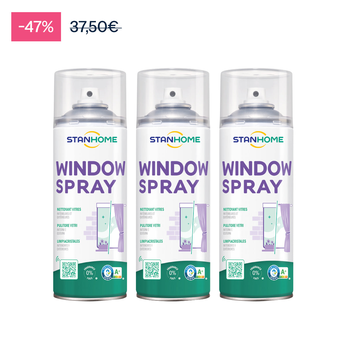 3X WINDOW SPRAY