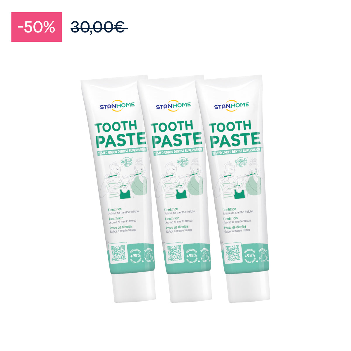 3X DENTIFRICIO 75 ML