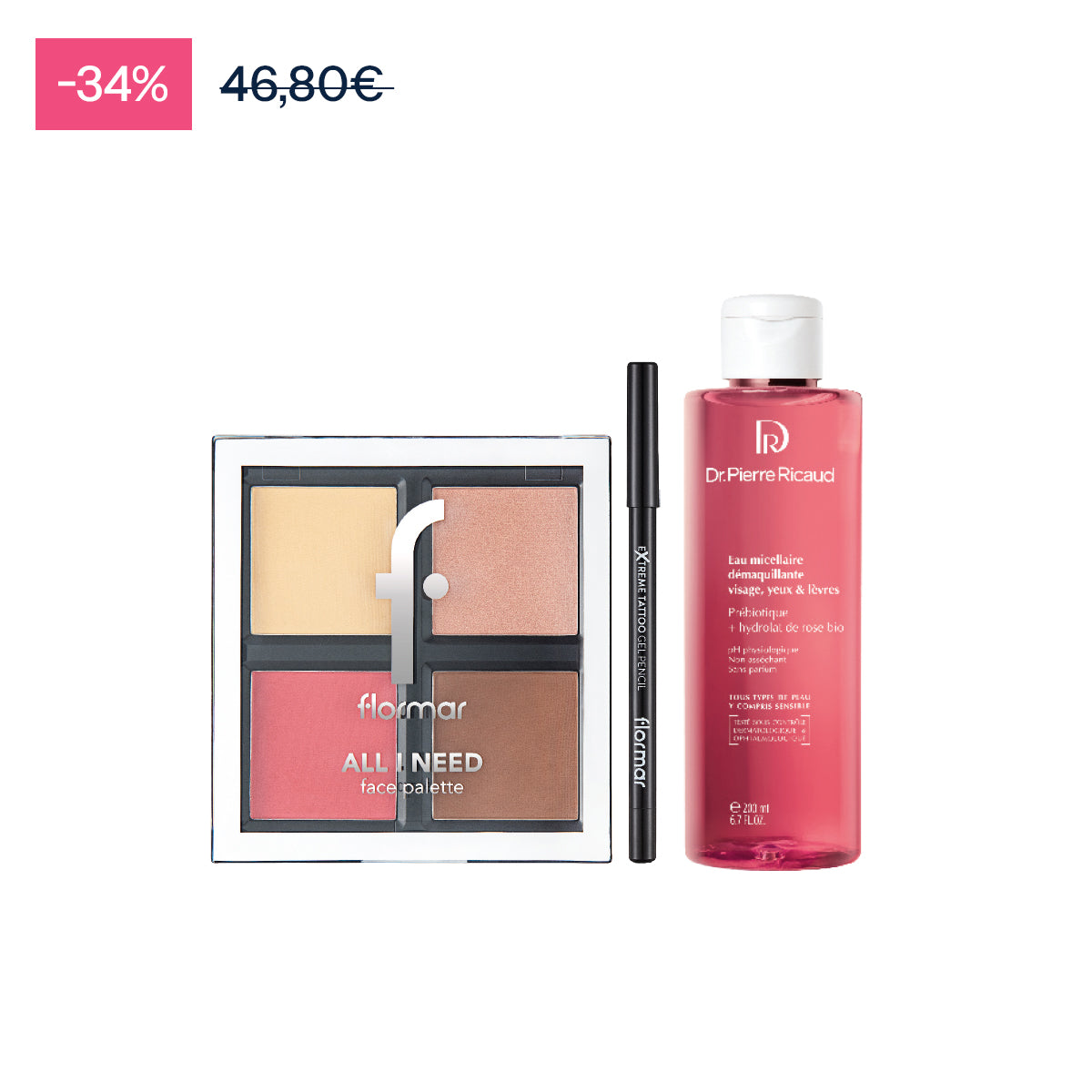 PALETTE+EXTREME TATTOO BLACK+MICELL