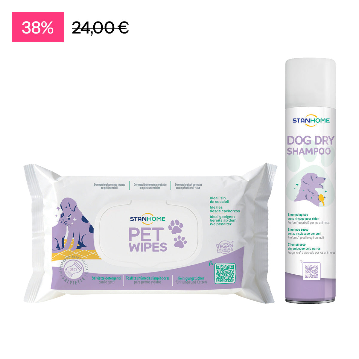 DRY SHAMPOO + WIPES