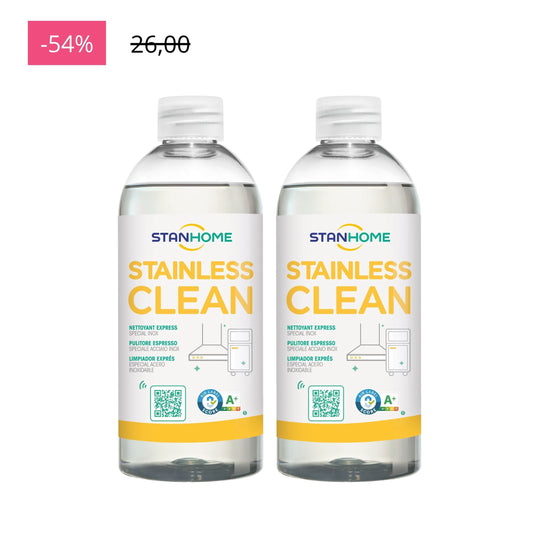 2X STAINLESS CLEANER 500 ML - Stanhome