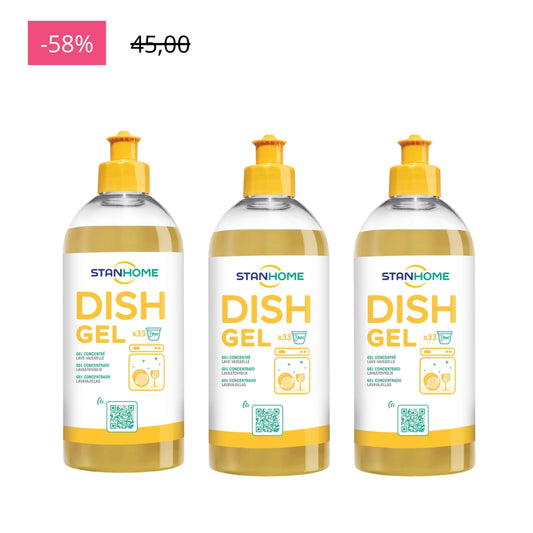 3X DISH GEL 500 ML A 18,90¤ - Stanhome