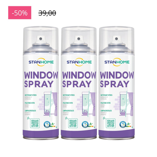 3X WINDOW SPRAY 400 ML - Stanhome