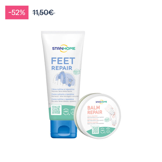 2X FEET REPAIR, BALM REPAIR