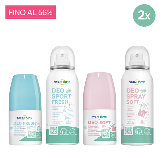 2X DEO ROLL ON E DEO SPRAY - Stanhome