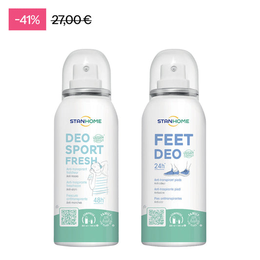 2X deo spray sport & feet deo - none