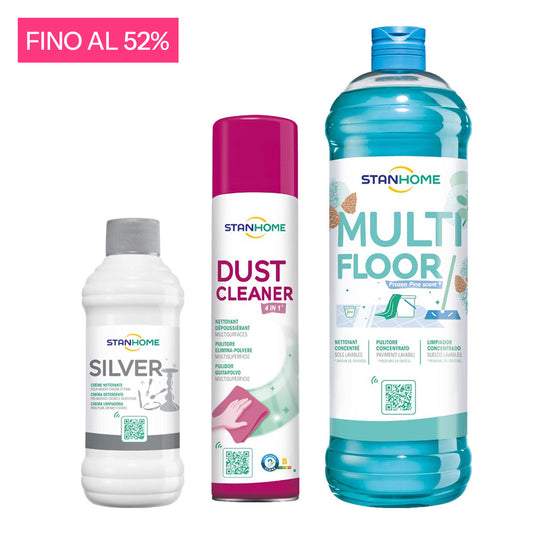 3x misto silver,dust cleaner, multiflor - none